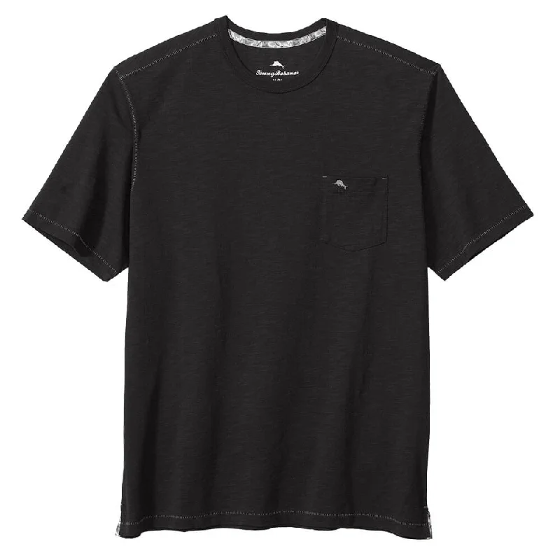 Fashionable In The Times Tommy Bahama Big & Tall Bali Beach Crew T-Shirt - Black