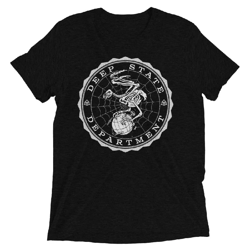 Cozy Outerwear Deep State Department Triblend Graphic T-Shirt