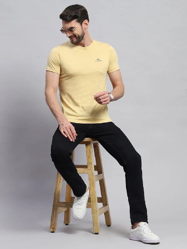 Soft Feel Men Multicolor Solid Round Neck Half Sleeve T-Shirt (Pack of 3)