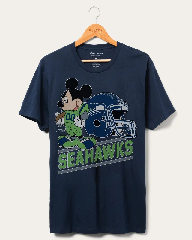 Advanced Customization Seahawks Disney Mickey Came to Play Fan Tee