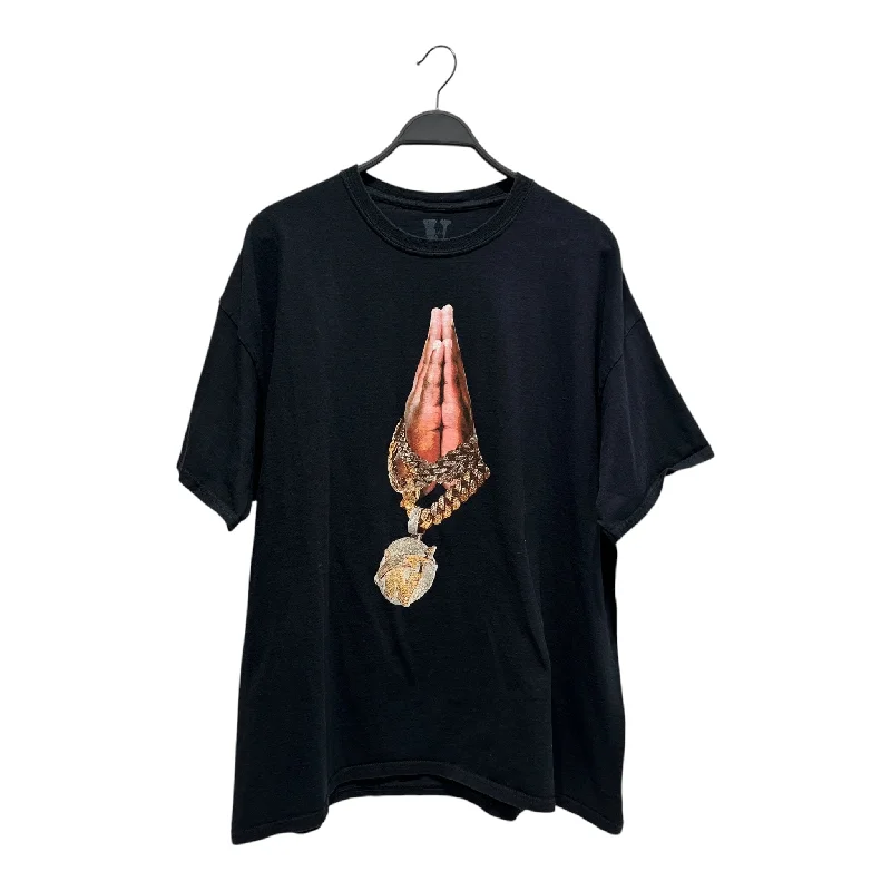 Comfortable And Casual VLONE/T-Shirt/XXL/Cotton/BLK/POP SMOKE CHAIN TEE