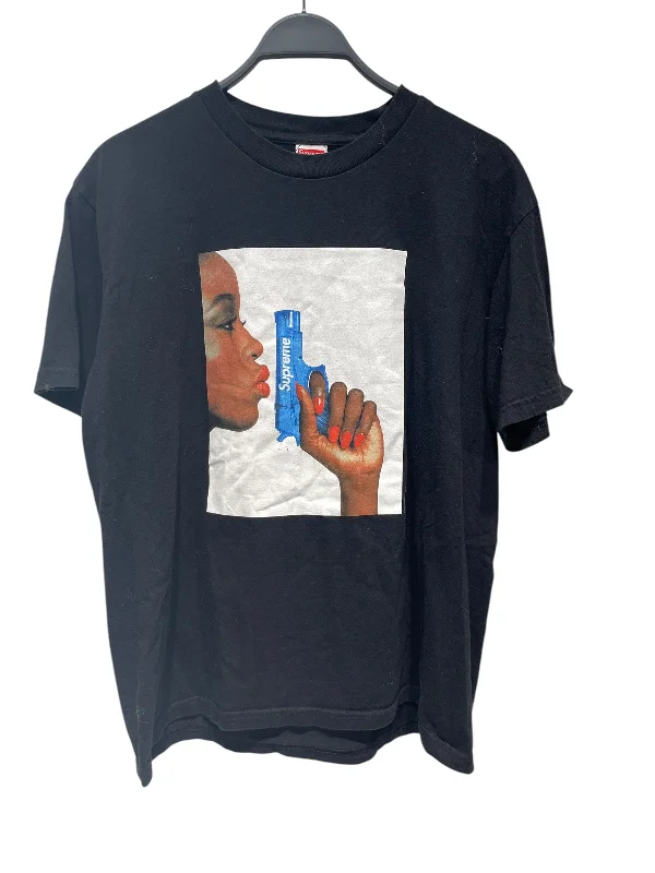 Exquisite Details Supreme/T-Shirt/M/Cotton/BLK/GUN