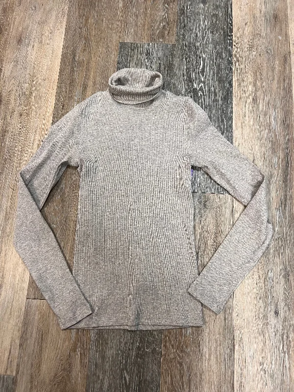 High-end Customization Top Long Sleeve By Everlane In Tan, Size: Xs