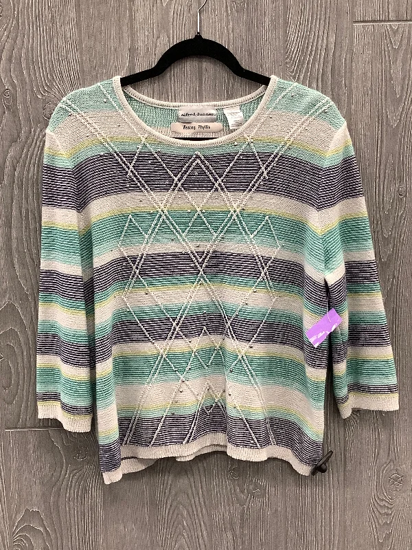 Elegant Series Top Long Sleeve By Alfred Dunner In Cream, Size: Xl