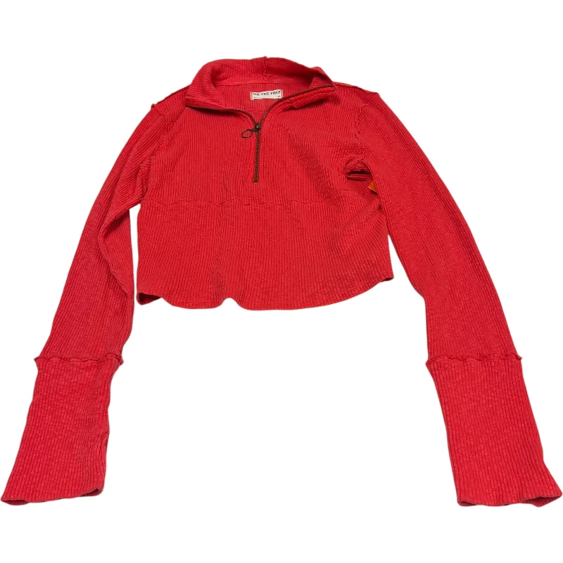 New Products Top Long Sleeve By We The Free In Red, Size: M