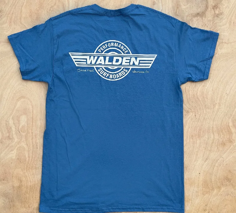Summer Comfort Performance logo: tan - Blue