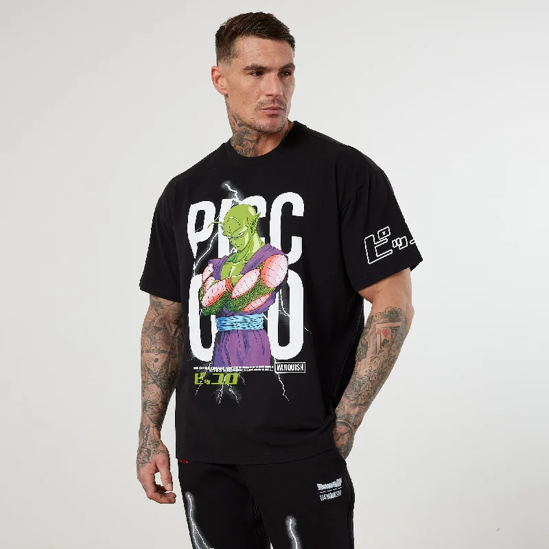 Autumn Selection Vanquish DBZ CS Piccolo Black Oversized T Shirt