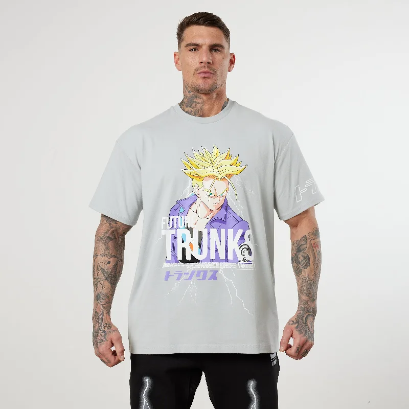 Dessert Matching Vanquish DBZ CS Trunks Glacier Grey Oversized T Shirt
