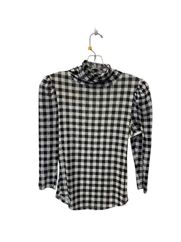 High-quality Design Top Long Sleeve By Free People In Black & Cream, Size: Xs