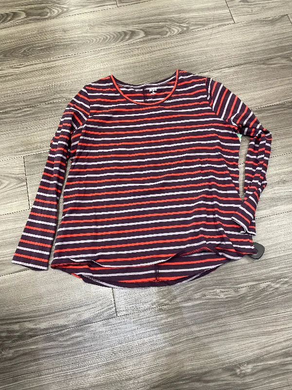 Advanced Customization Top Long Sleeve Basic By Duluth Trading In Striped Pattern, Size: 2x