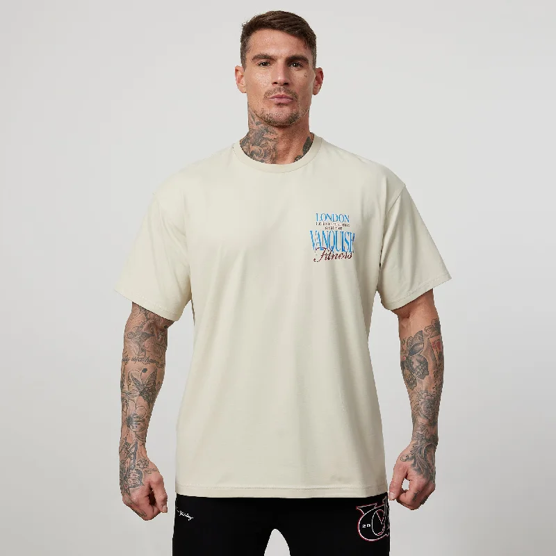 Easygoing Outfits Vanquish TSP Vintage White Pushing Boundaries Oversized T Shirt