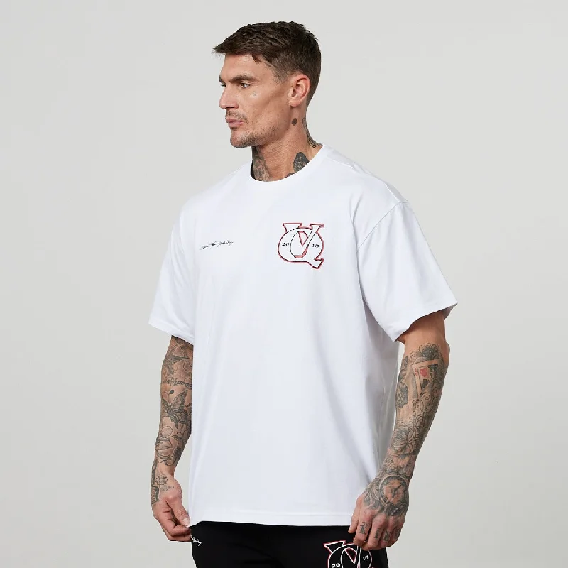 Relaxed Clothing Vanquish TSP White VQ Interlock Oversized T Shirt