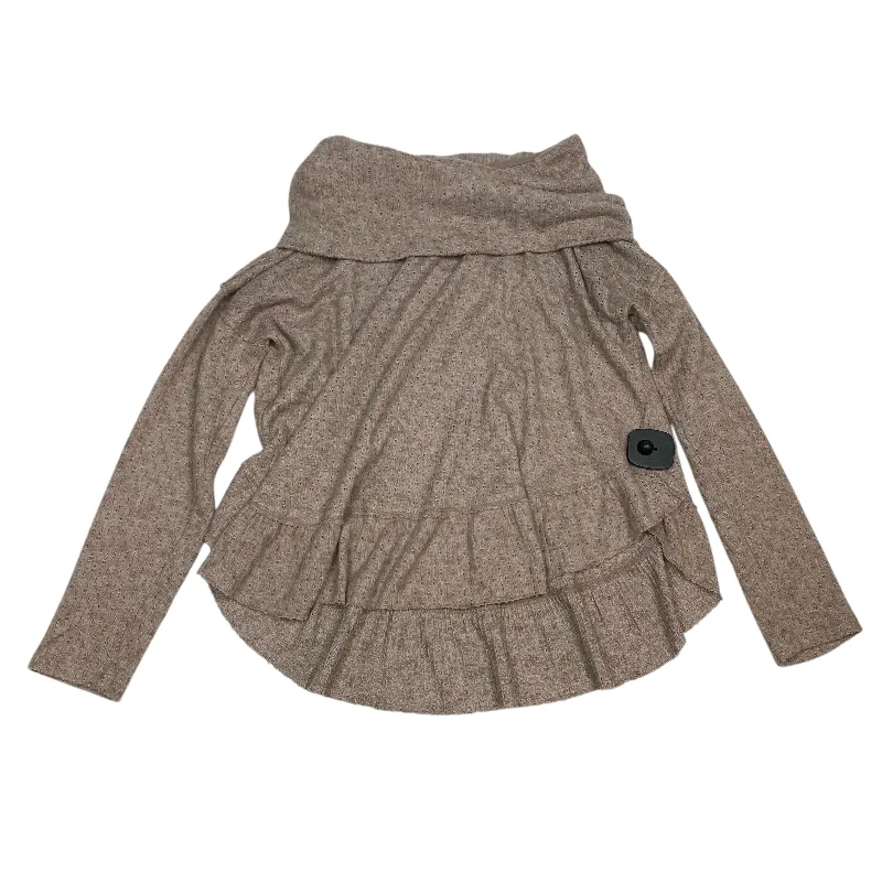 Bright Colors Top 3/4 Sleeve By Maeve In Brown, Size: Xsp