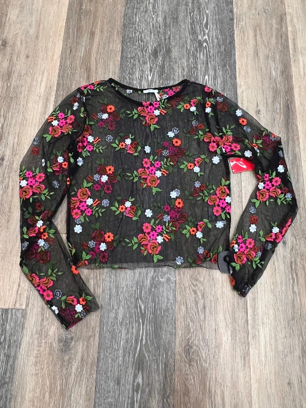 Advanced Customization Top Long Sleeve By Kimichi Blue In Black, Size: S