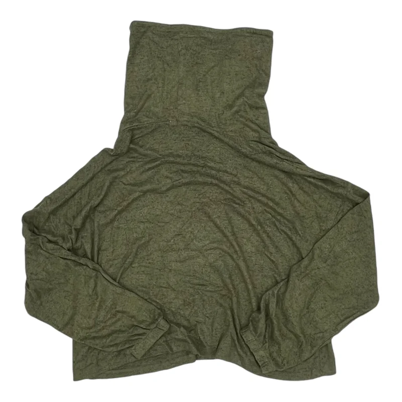 Elegant And Casual Top Ls By Bp In Green, Size:1X