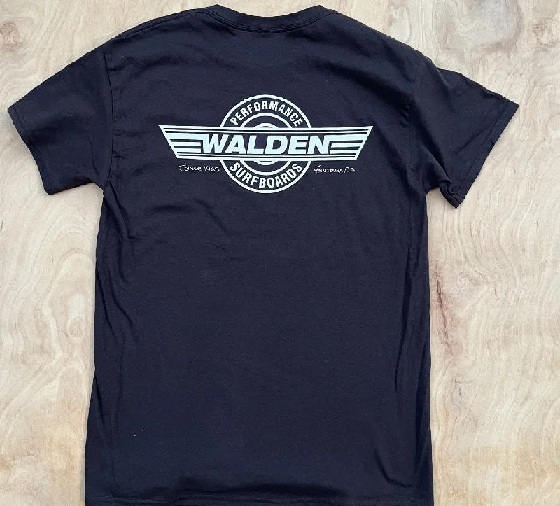 Soft Fabrics Performance logo: tan - black