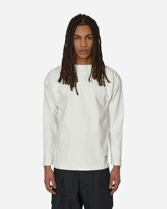Smart Casuals Made in Japan Crewneck Longsleeve T-Shirt White