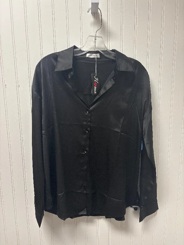 Classic And Versatile Top Long Sleeve By Clothes Mentor In Black, Size: M