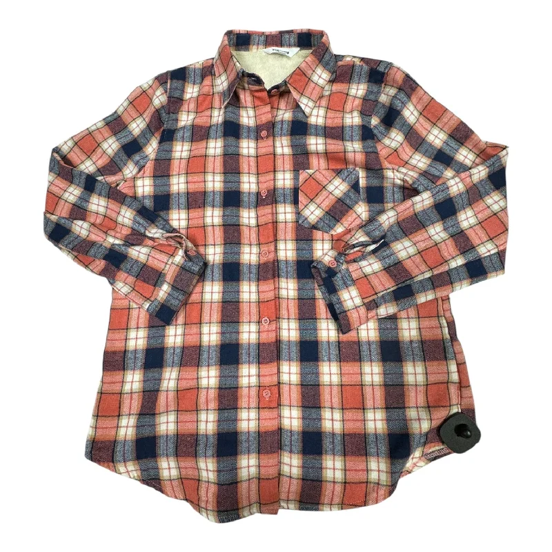 European Plan Top Long Sleeve By Steve Madden In Multi-colored, Size: M