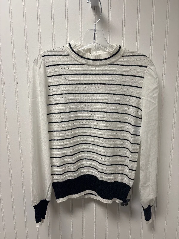 Soft And Comfortable Top Long Sleeve By Sioni In White, Size: Xs