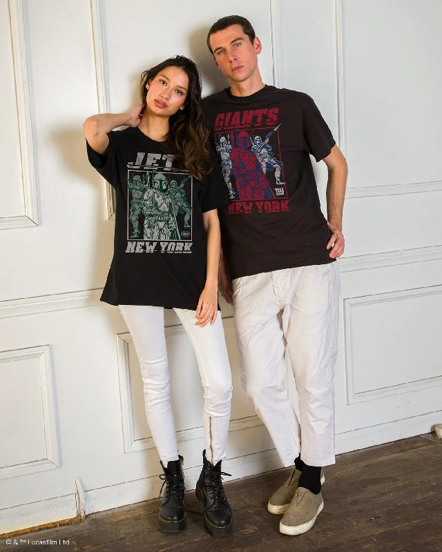 Editorial Design Giants Star Wars Boba Fett Showdown Fan Tee