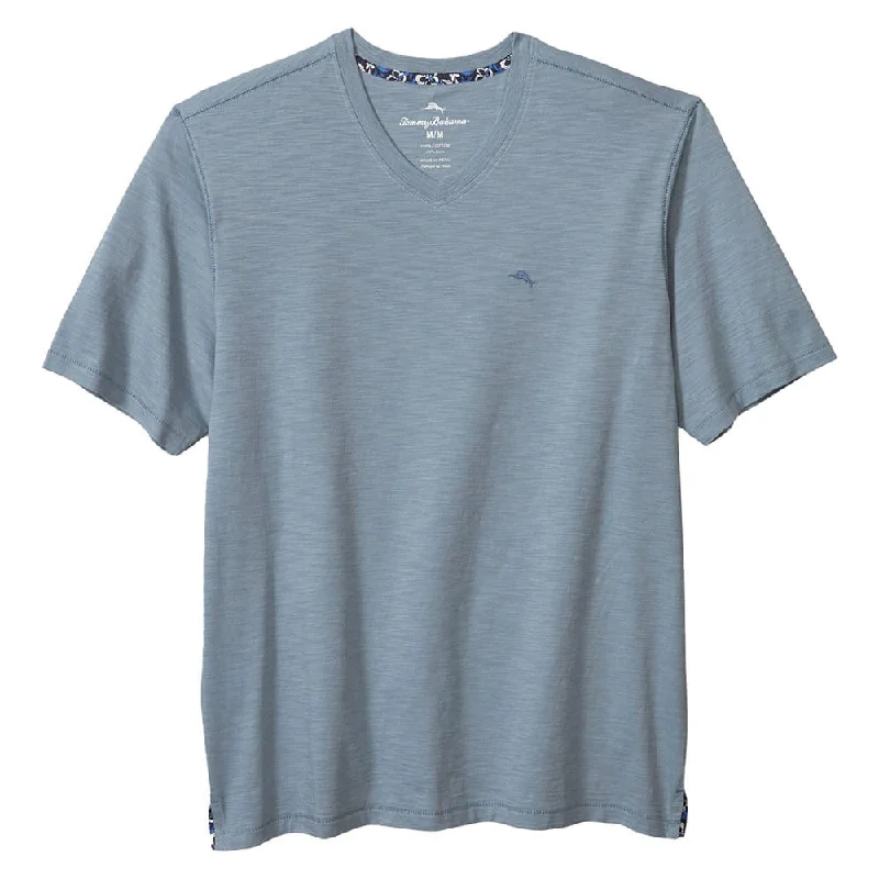 Fashion Selection Tommy Bahama Bali Beach V-Neck T-Shirt - Norse Blue