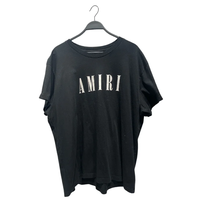 Fashion Style AMIRI/T-Shirt/XL/Cotton/BLK/AMIRI CHEST LOGO