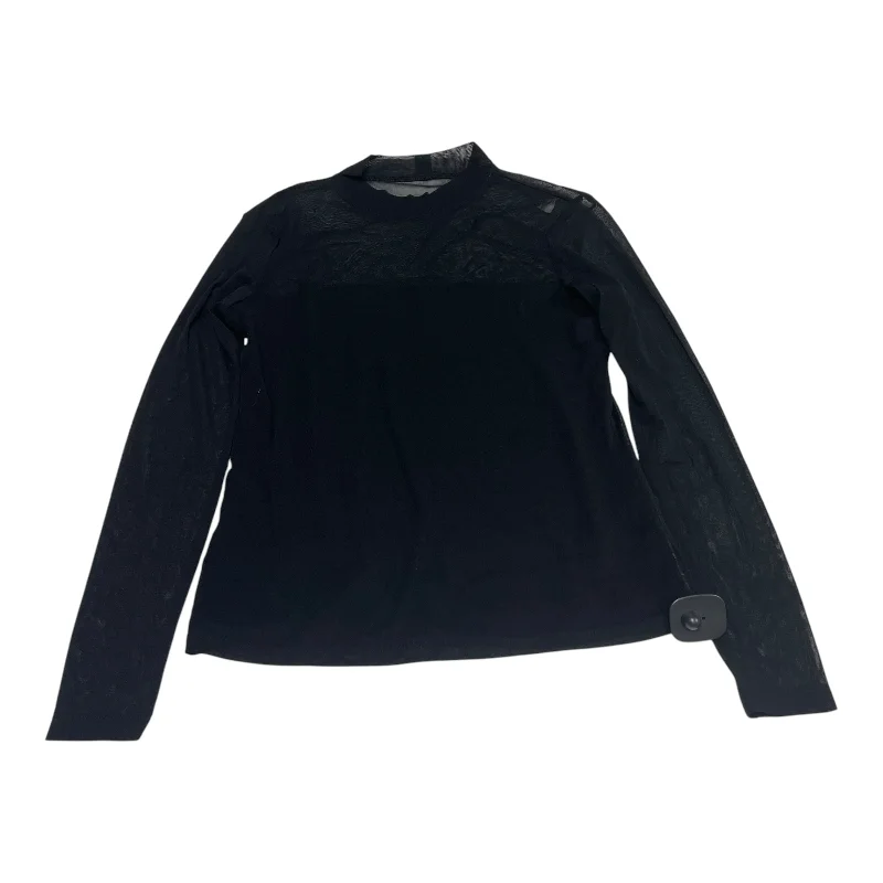 Comfortable Jackets Top Long Sleeve By Banana Republic In Black, Size: M