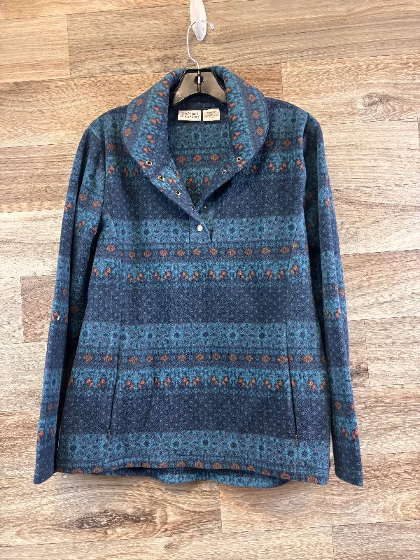 Comfortable Wear Top Long Sleeve By Clothes Mentor In Teal, Size: M