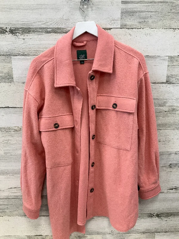 Trends Top Long Sleeve By Wild Fable In Pink, Size: M