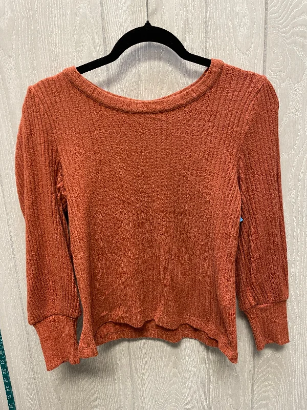 Ultra-lightweight Top Long Sleeve By Madewell In Brown, Size: S