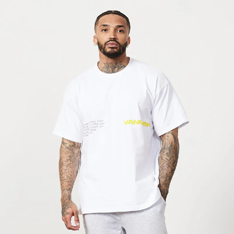 Layered Comfort Vanquish TSP White Champion Oversized T Shirt