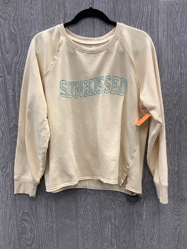 Personalized Series Top Long Sleeve By Maurices In Yellow, Size: M