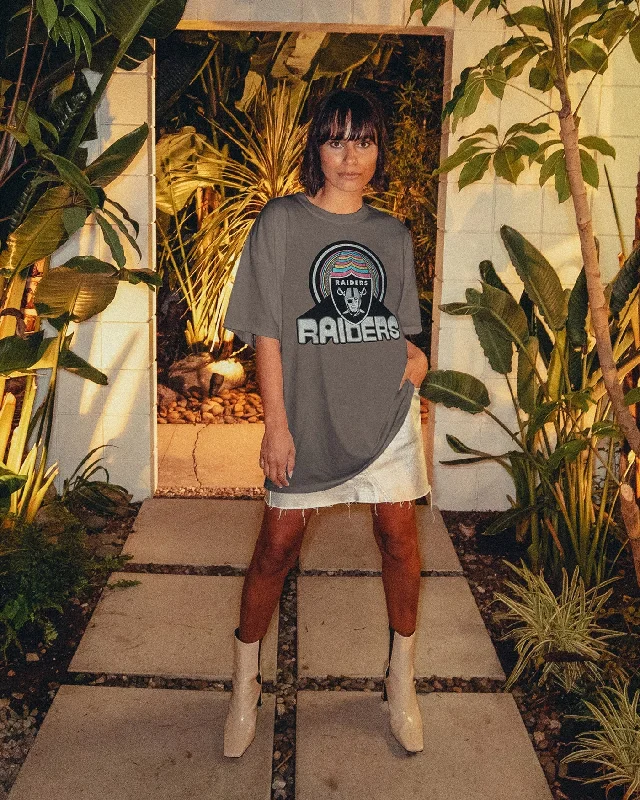 Embroidered Letters NFL Infinite Vibe Raiders Flea Market Tee
