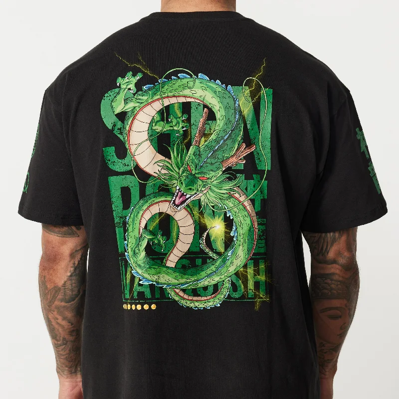 Boutique Recommendation Vanquish DBZ Shenron Black Oversized T Shirt