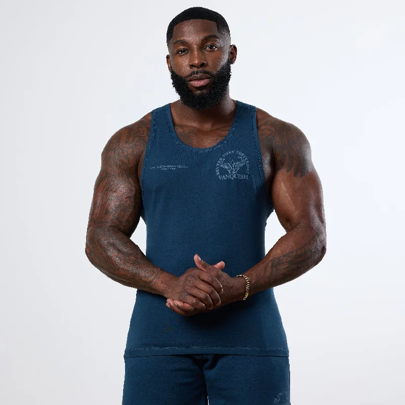 Easy-to-Wear Vanquish Midnight Blue Unconquerable Strength Tank Top
