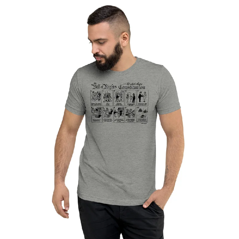 Economic Outlook The Illustrated Bill of Rights of the United States Constitution Tri-Blend T-Shirt