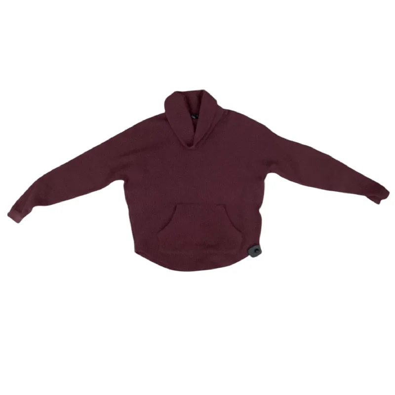 High Street Series Top Long Sleeve By Charlie B In Maroon, Size: Xs