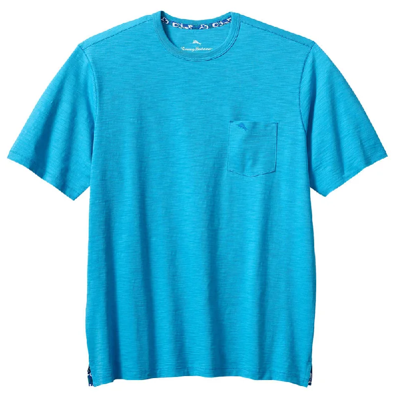 Sexy Fun Tommy Bahama Bali Beach Crew T-Shirt - Jodhpur Blue