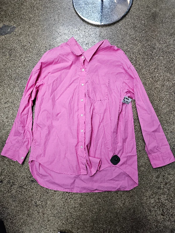 Cozy Footwear Top Long Sleeve By Wilfred In Pink, Size: M