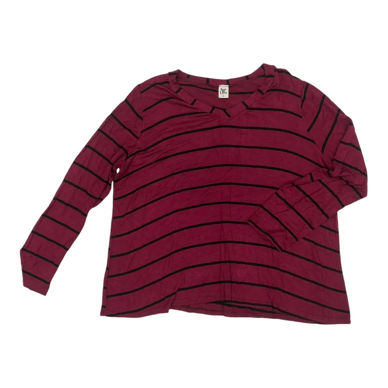 Preview New Products Top Ls By Sew In Love In Red, Size:Xl