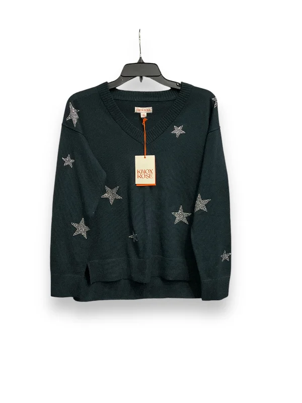 Classic Style Top Long Sleeve By Knox Rose In Navy, Size: Xs