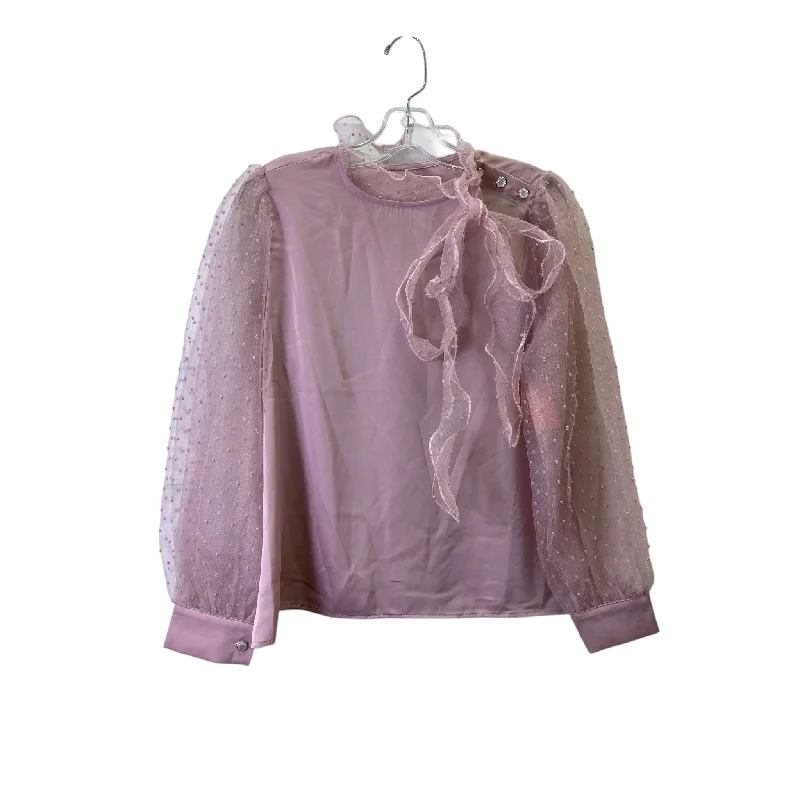 Must-have For Fashion Top Ls By Cme In Pink, Size:L