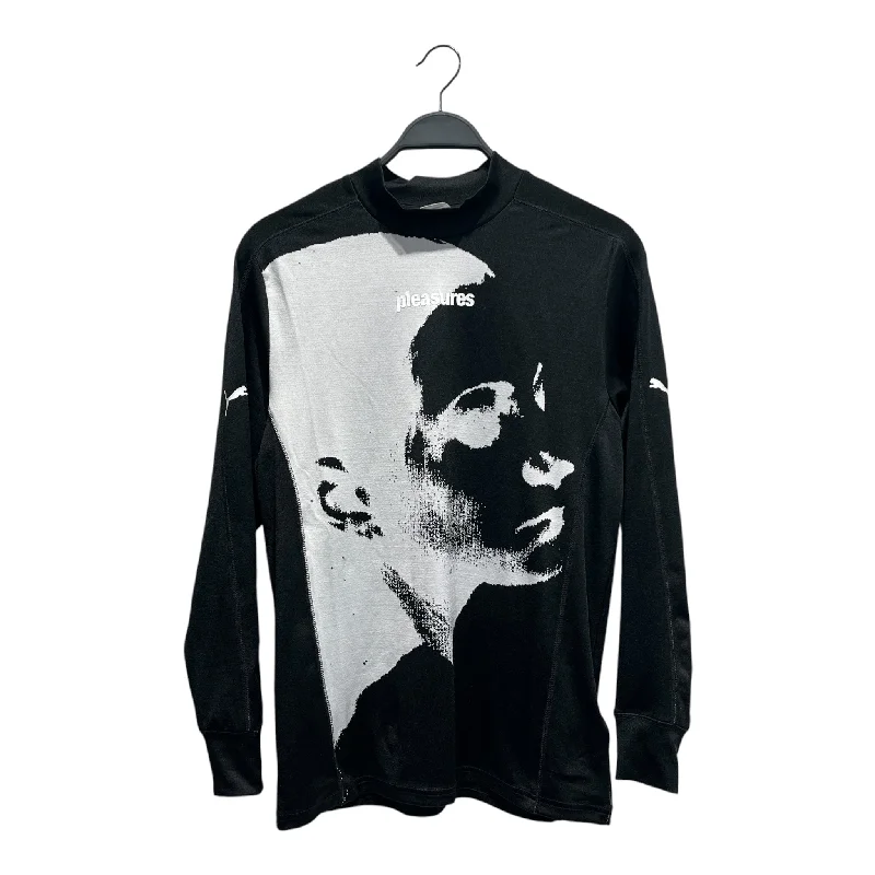 Cute Design Pleasures/PUMA/LS T-Shirt/L/BLK/RECiPE FOR DESTRUCTION