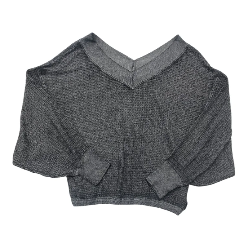 Sweet Breath Top Long Sleeve By We The Free In Grey, Size: Xs