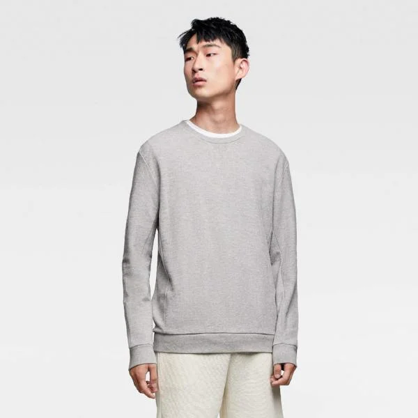 Classic Retro ZR Man Basic SweatShirt Light Grey