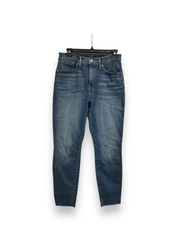 Diamond Series Jeans Skinny By Lucky Brand In Blue Denim, Size: 8