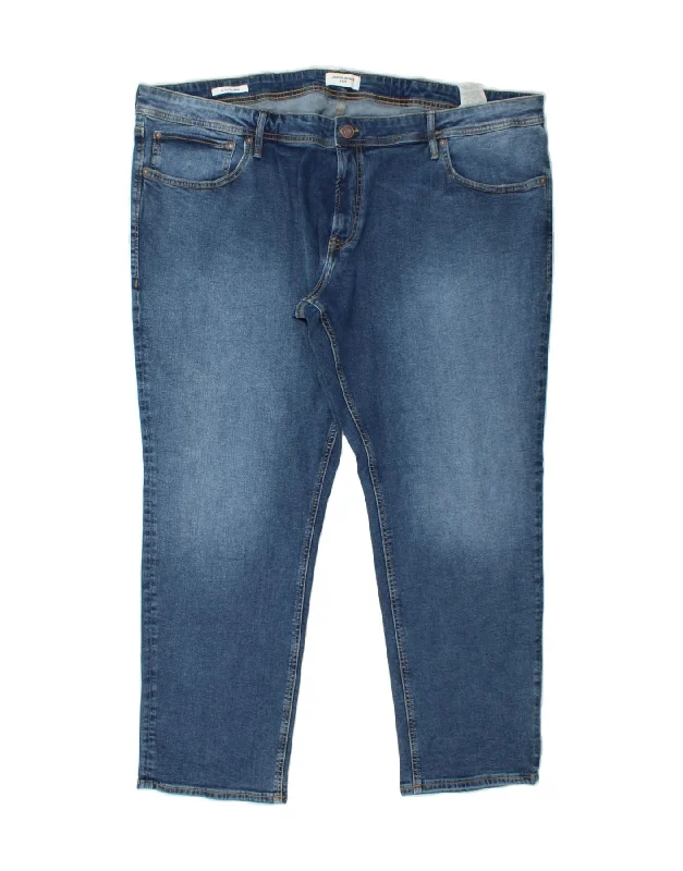 Advanced Customization JACK & JONES Mens GLENN Slim Jeans W48 L32 Blue Cotton