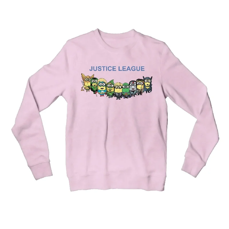Elegant And Casual Minions Sweatshirt - Justice League
