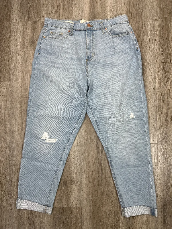 Casual Choice Jeans Boyfriend By Universal Thread In Blue Denim, Size: 6